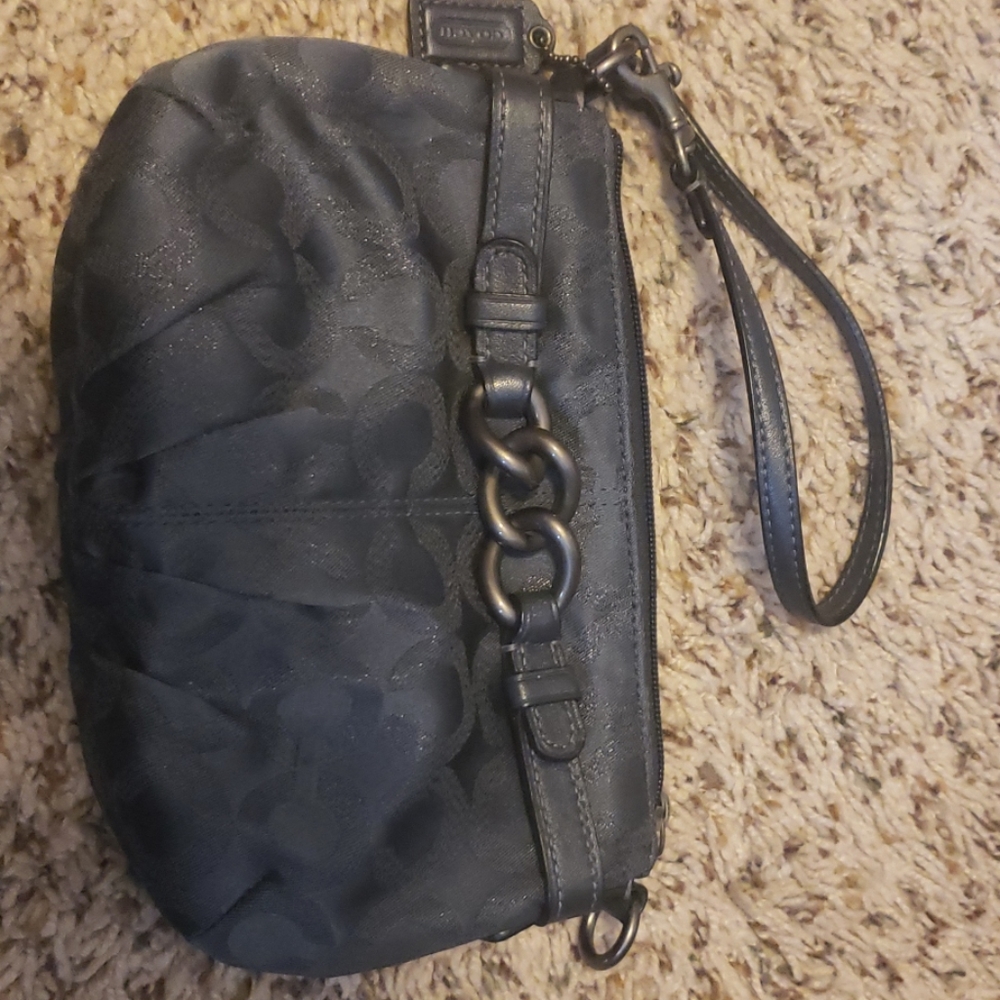 Coach wristlet used once great condition